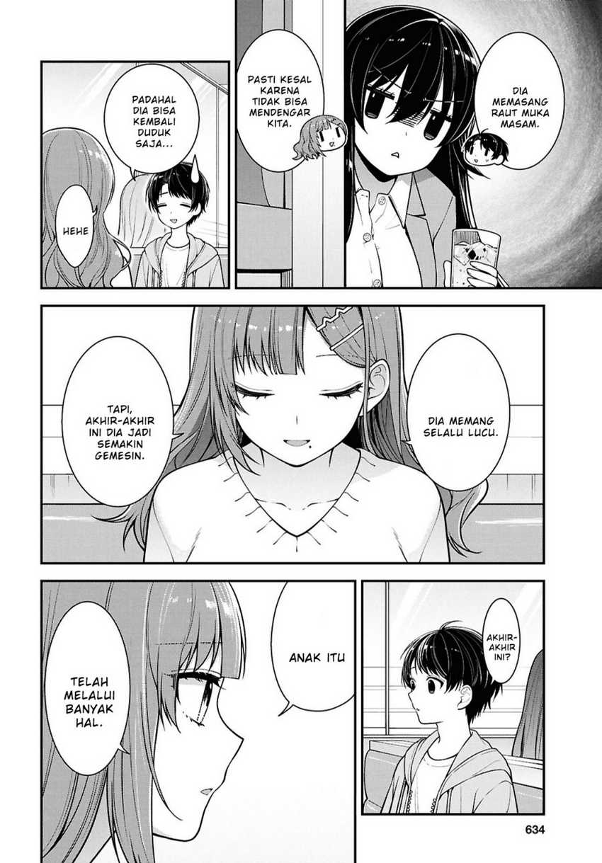 Tonari no Seki no Yankee Shimizu-san ga Kami o Kuroku Sometekita Chapter 5 Gambar 18