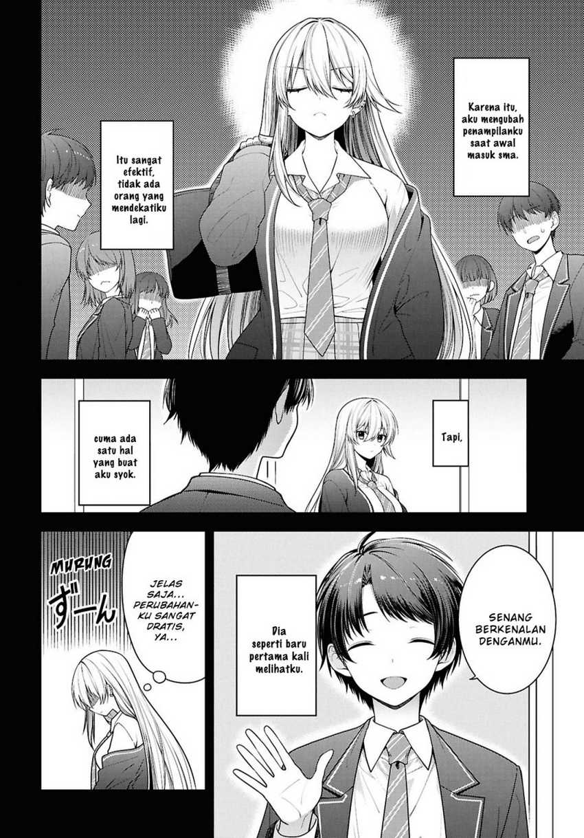 Baca Manga Tonari no Seki no Yankee Shimizu-san ga Kami o Kuroku Sometekita Chapter 5 Gambar 2