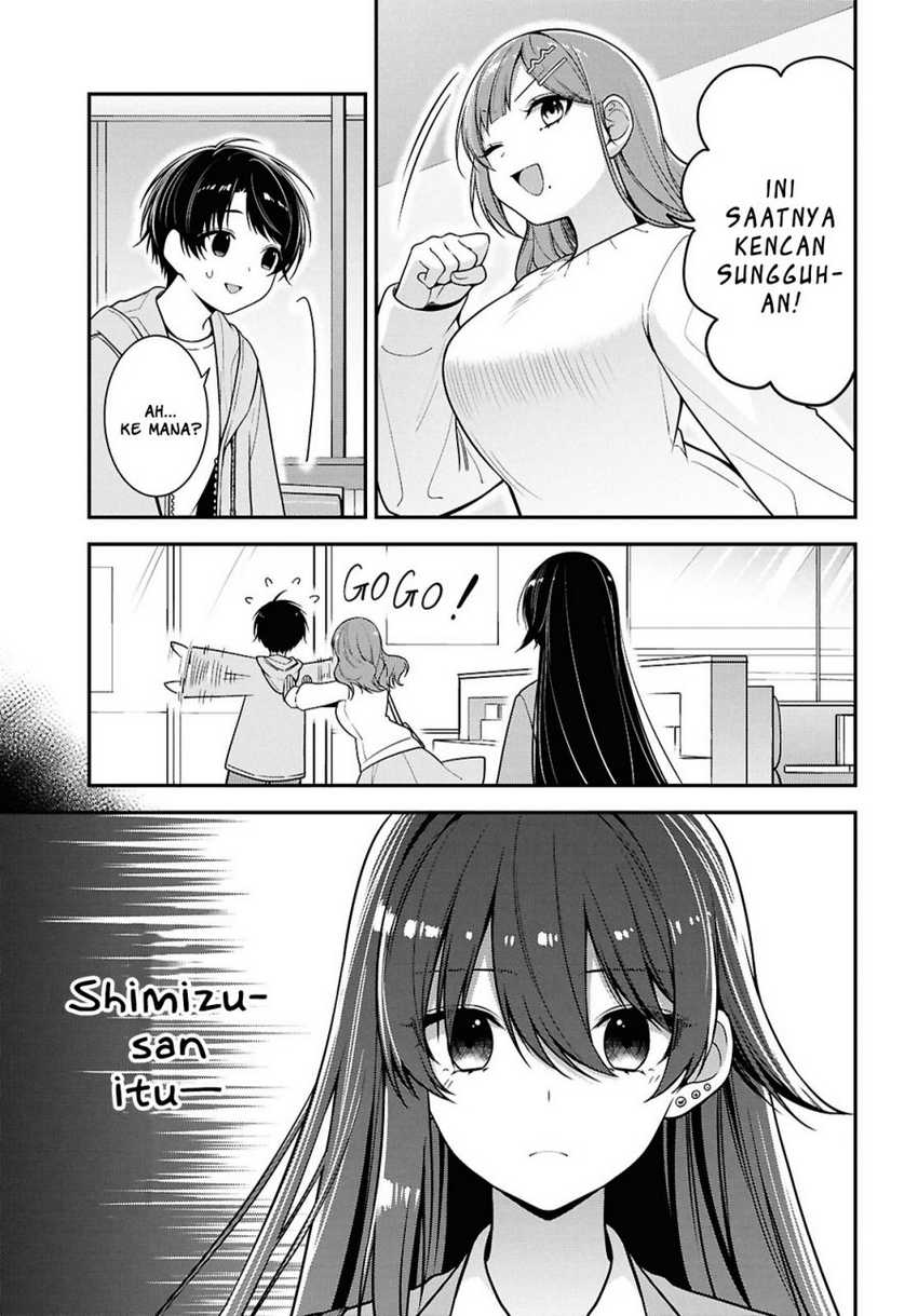Tonari no Seki no Yankee Shimizu-san ga Kami o Kuroku Sometekita Chapter 5 Gambar 30