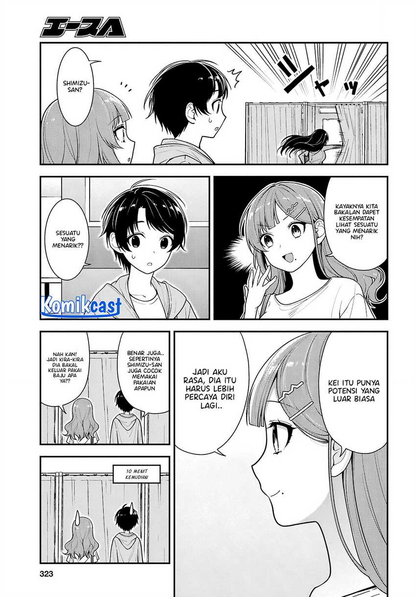 Tonari no Seki no Yankee Shimizu-san ga Kami o Kuroku Sometekita Chapter 6 Gambar 12
