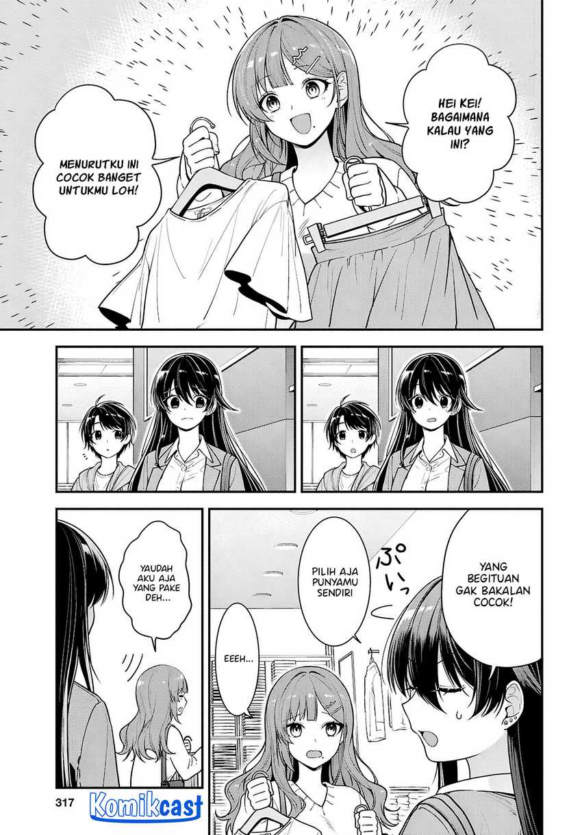 Tonari no Seki no Yankee Shimizu-san ga Kami o Kuroku Sometekita Chapter 6 Gambar 6