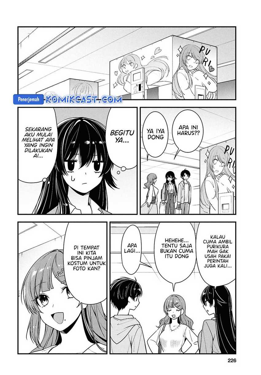 Tonari no Seki no Yankee Shimizu-san ga Kami o Kuroku Sometekita Chapter 7 Gambar 17