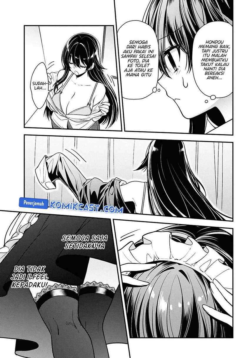 Tonari no Seki no Yankee Shimizu-san ga Kami o Kuroku Sometekita Chapter 7 Gambar 20