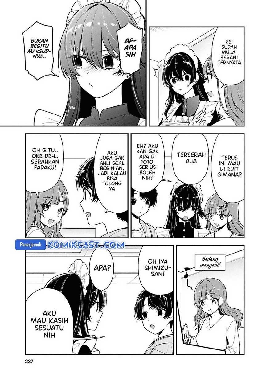 Tonari no Seki no Yankee Shimizu-san ga Kami o Kuroku Sometekita Chapter 7 Gambar 27
