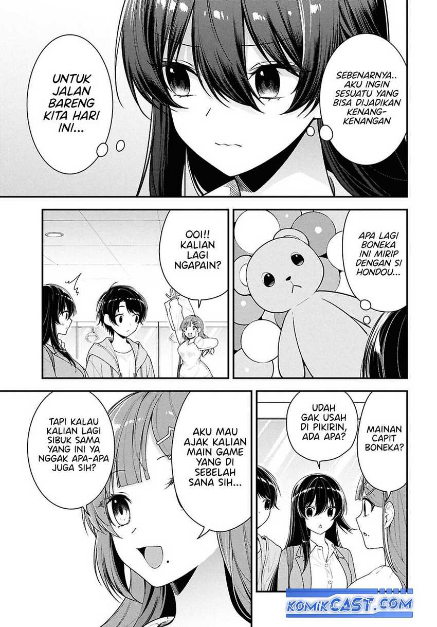 Tonari no Seki no Yankee Shimizu-san ga Kami o Kuroku Sometekita Chapter 7 Gambar 4