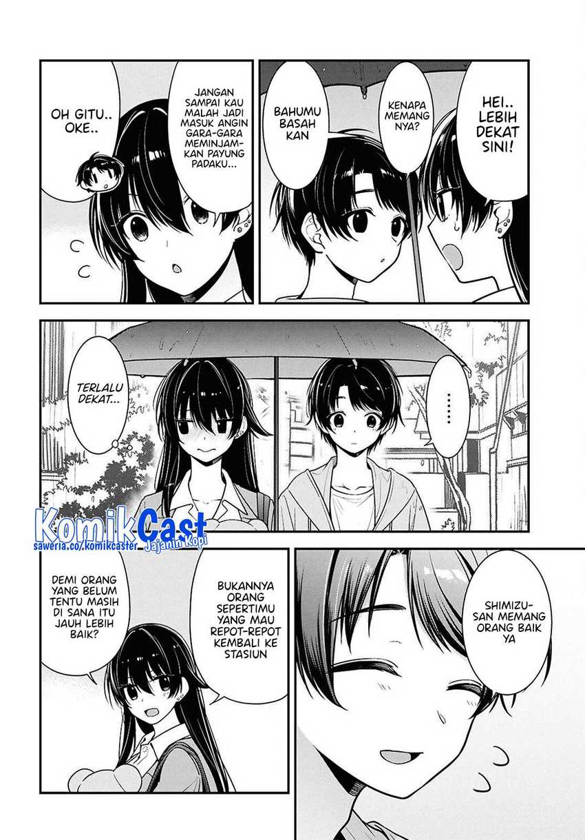 Tonari no Seki no Yankee Shimizu-san ga Kami o Kuroku Sometekita Chapter 8 Gambar 15