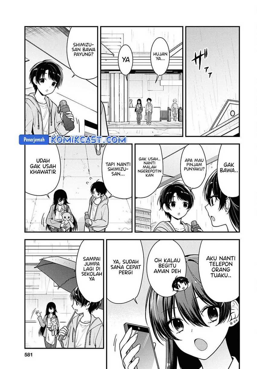 Tonari no Seki no Yankee Shimizu-san ga Kami o Kuroku Sometekita Chapter 8 Gambar 8