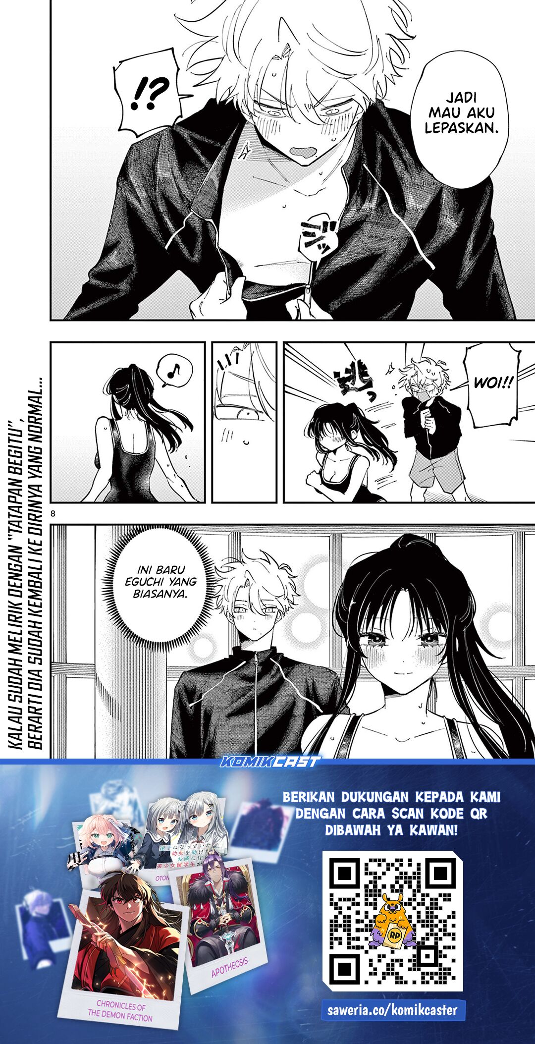 Tonari no Seki no Yatsu ga Souiu Me de Mitekuru Chapter 56 Gambar 8