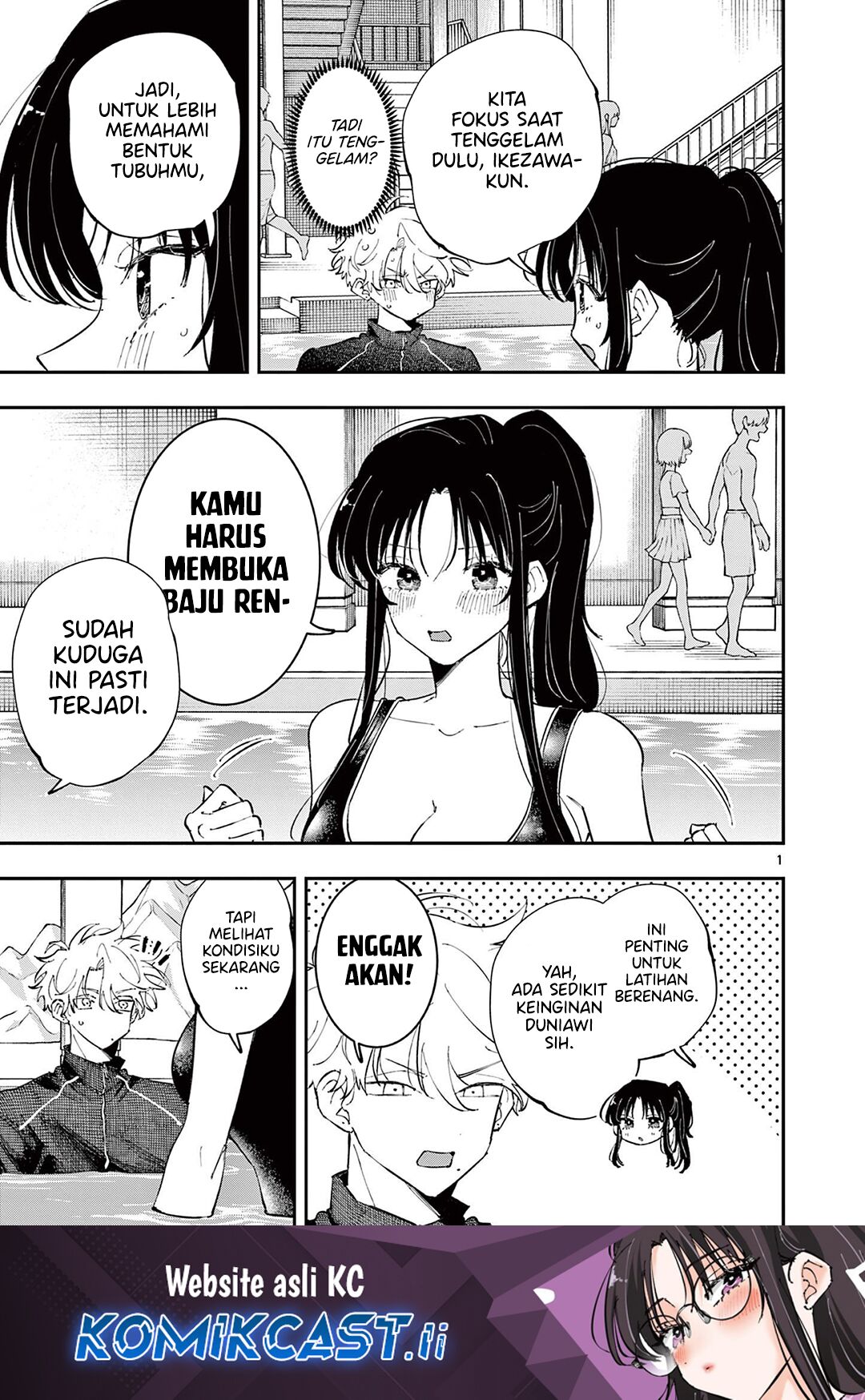 Baca Komik Tonari no Seki no Yatsu ga Souiu Me de Mitekuru Chapter 59 Gambar 1