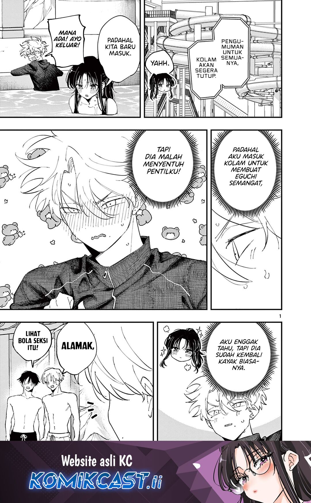 Baca Komik Tonari no Seki no Yatsu ga Souiu Me de Mitekuru Chapter 60 Gambar 1