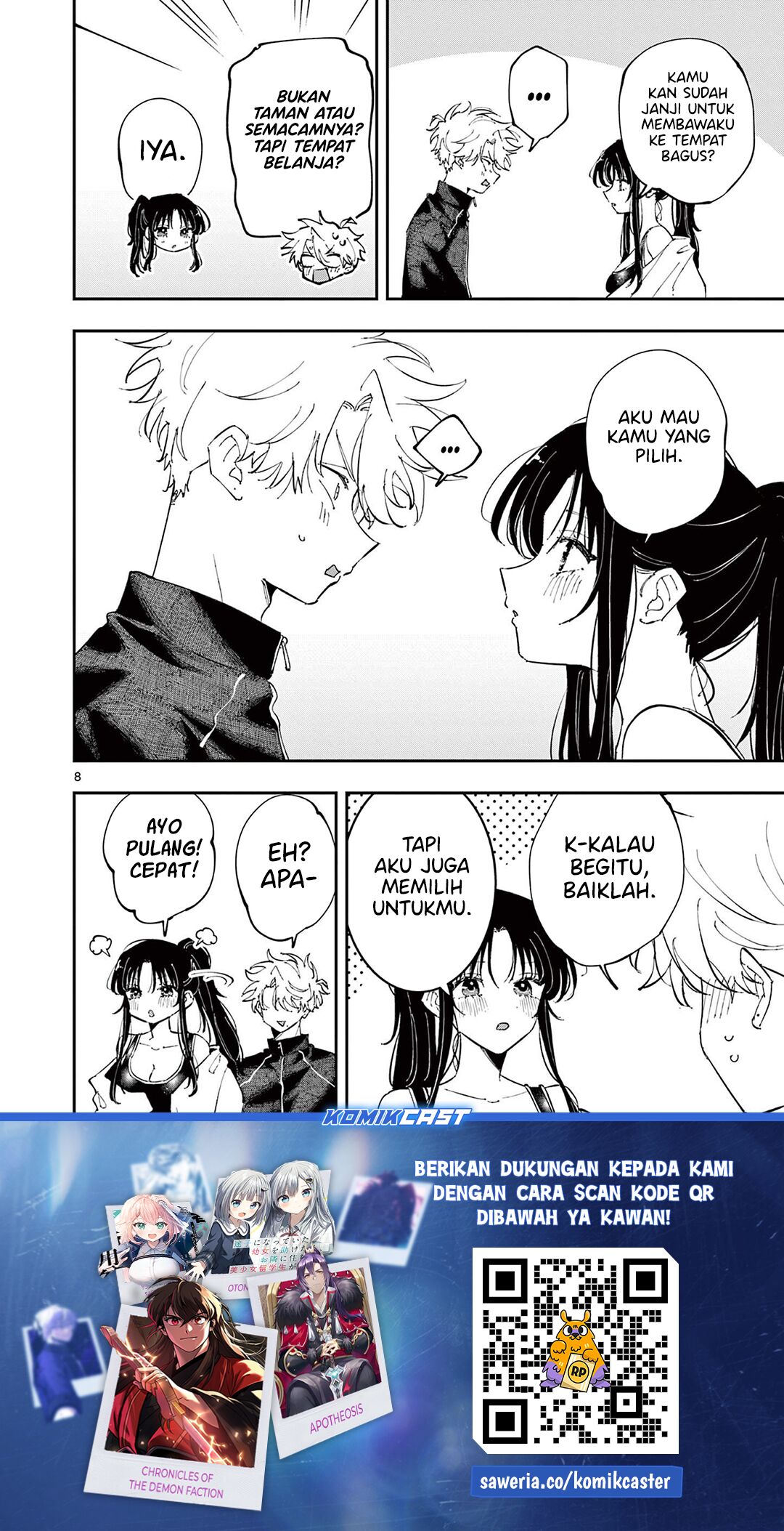 Tonari no Seki no Yatsu ga Souiu Me de Mitekuru Chapter 60 Gambar 8