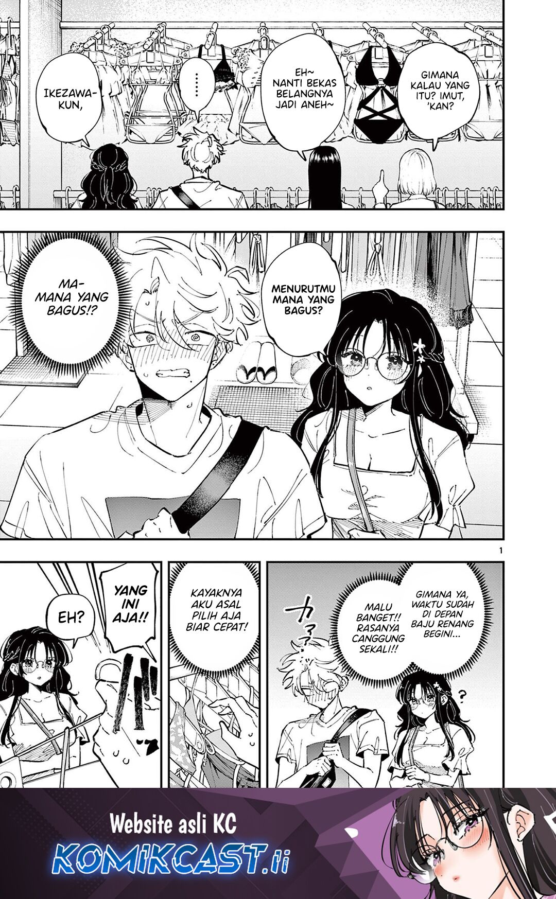 Baca Komik Tonari no Seki no Yatsu ga Souiu Me de Mitekuru Chapter 62 Gambar 1