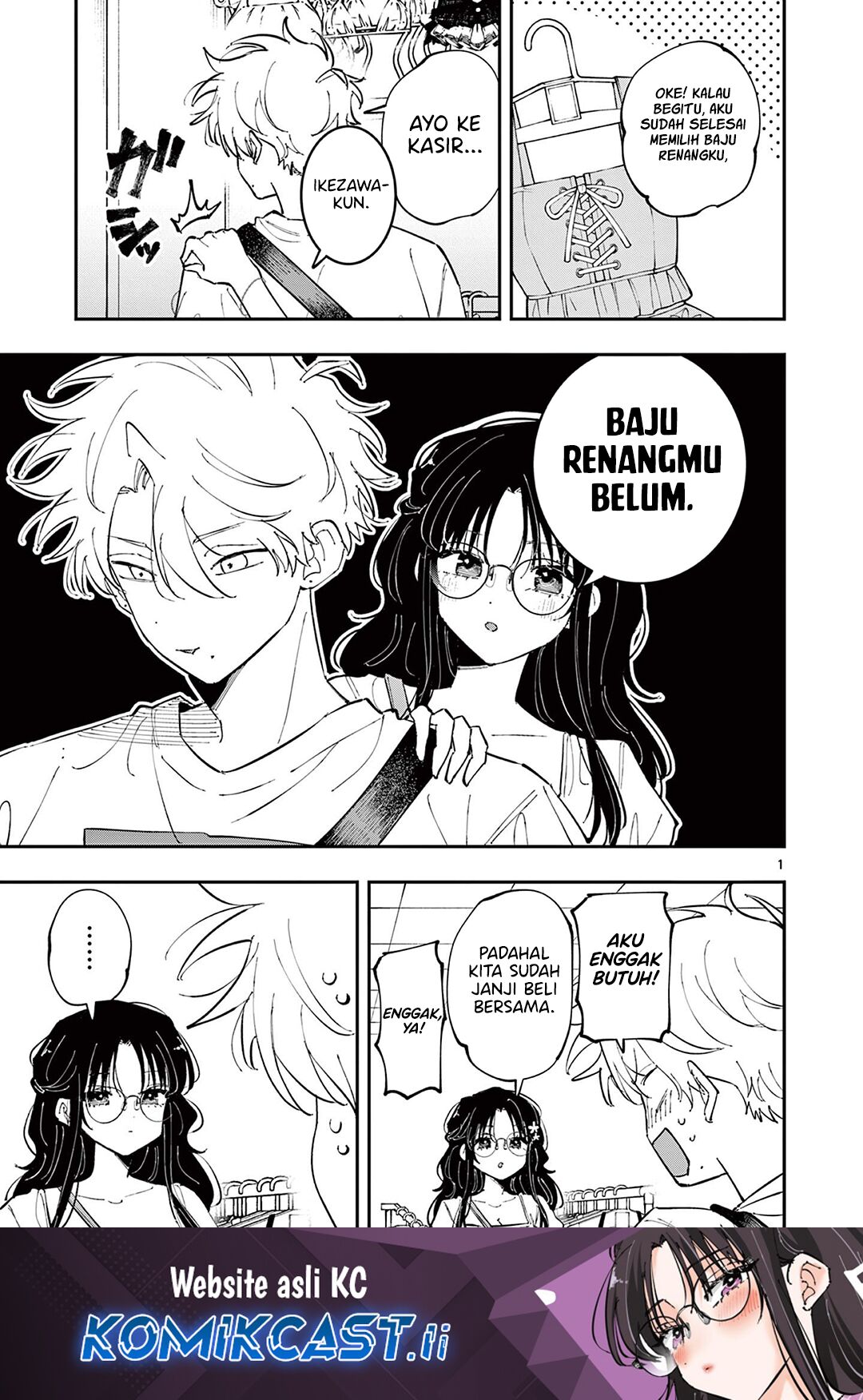 Baca Komik Tonari no Seki no Yatsu ga Souiu Me de Mitekuru Chapter 63 Gambar 1