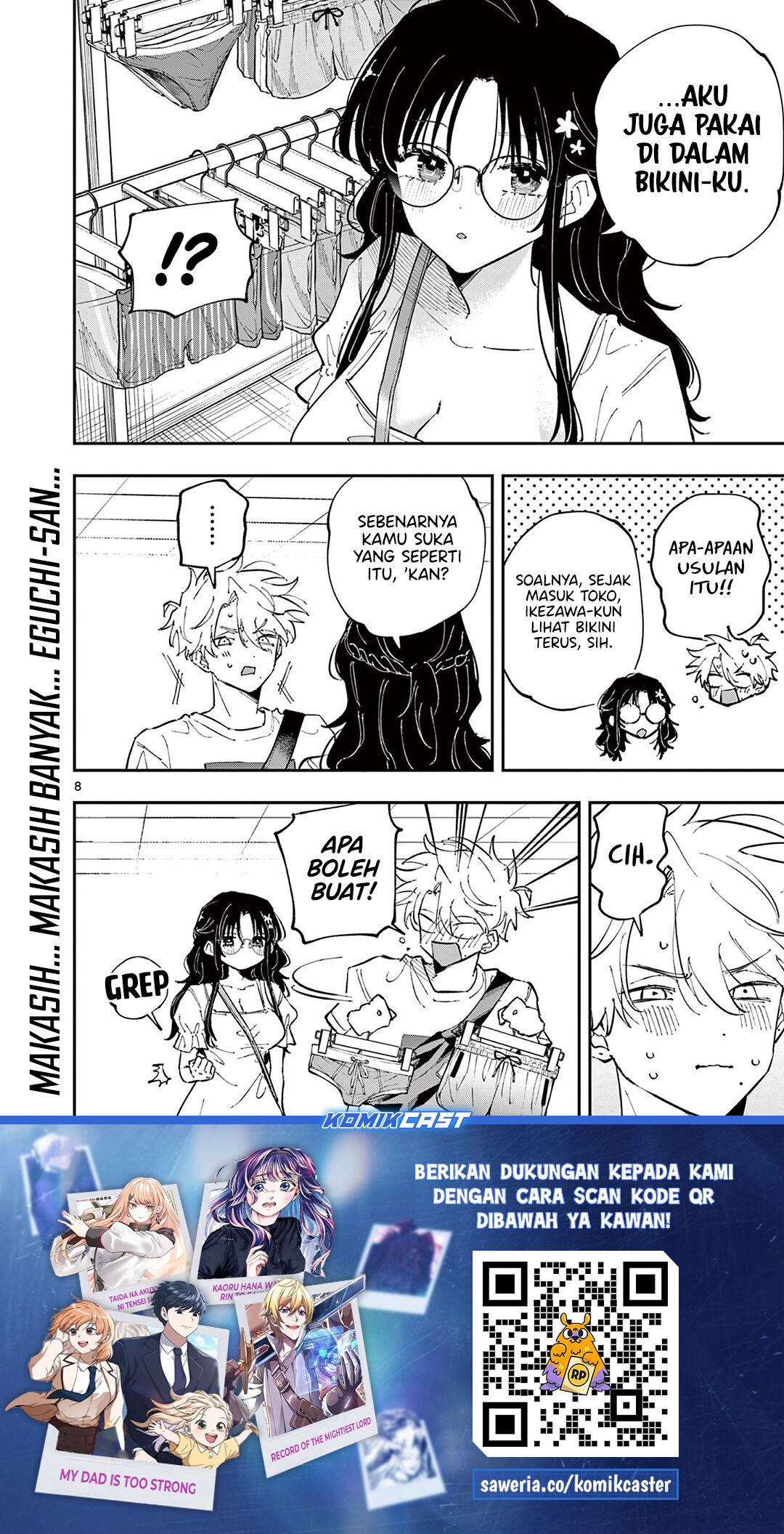 Tonari no Seki no Yatsu ga Souiu Me de Mitekuru Chapter 63 Gambar 8