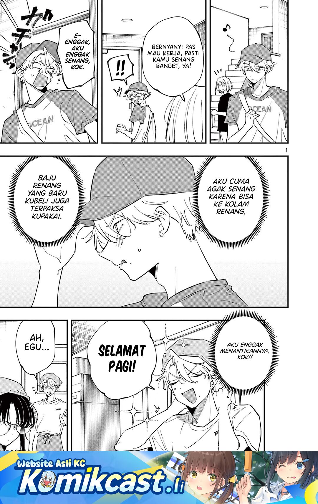 Baca Komik Tonari no Seki no Yatsu ga Souiu Me de Mitekuru Chapter 66 Gambar 1