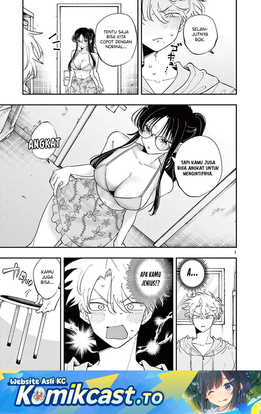 Manga Tonari no Seki no Yatsu ga Souiu Me de Mitekuru Chapter 71 gambar nomor 2