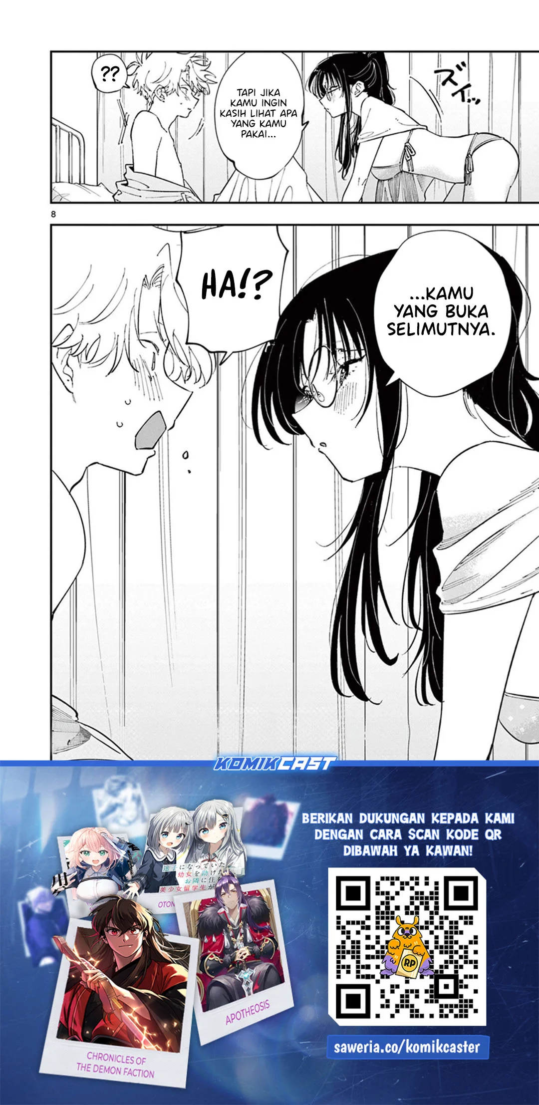 Tonari no Seki no Yatsu ga Souiu Me de Mitekuru Chapter 73 Gambar 8