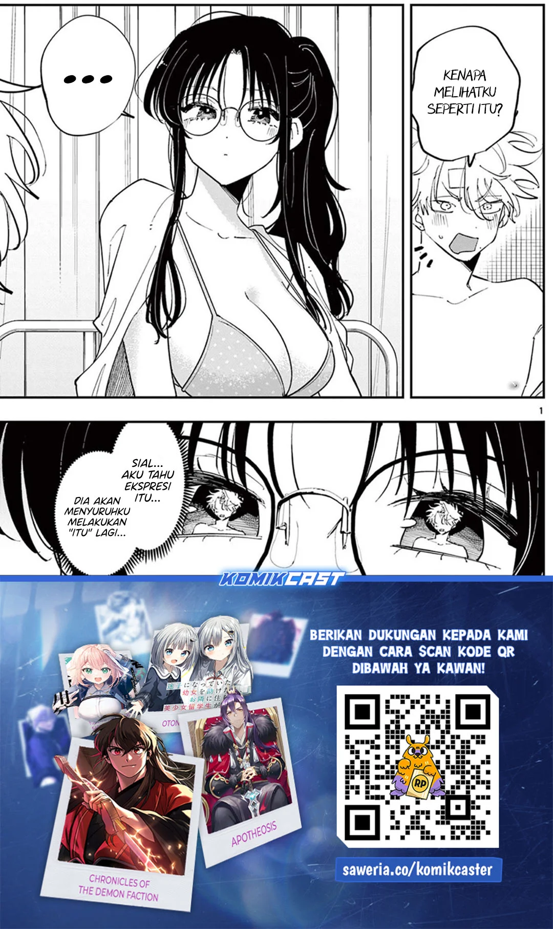 Tonari no Seki no Yatsu ga Souiu Me de Mitekuru Chapter 74 Gambar 9