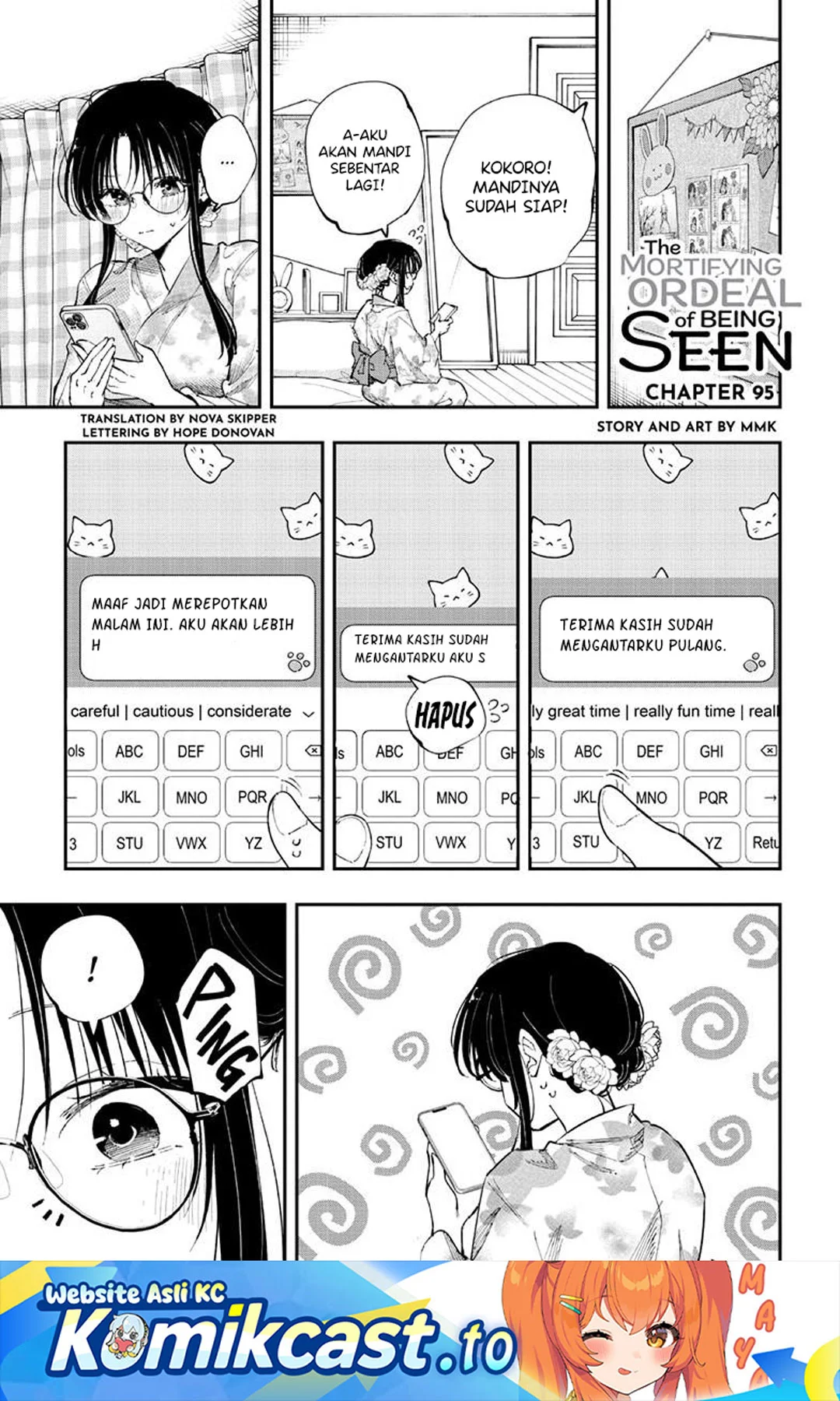 Manga Tonari no Seki no Yatsu ga Souiu Me de Mitekuru Chapter 95 gambar 2