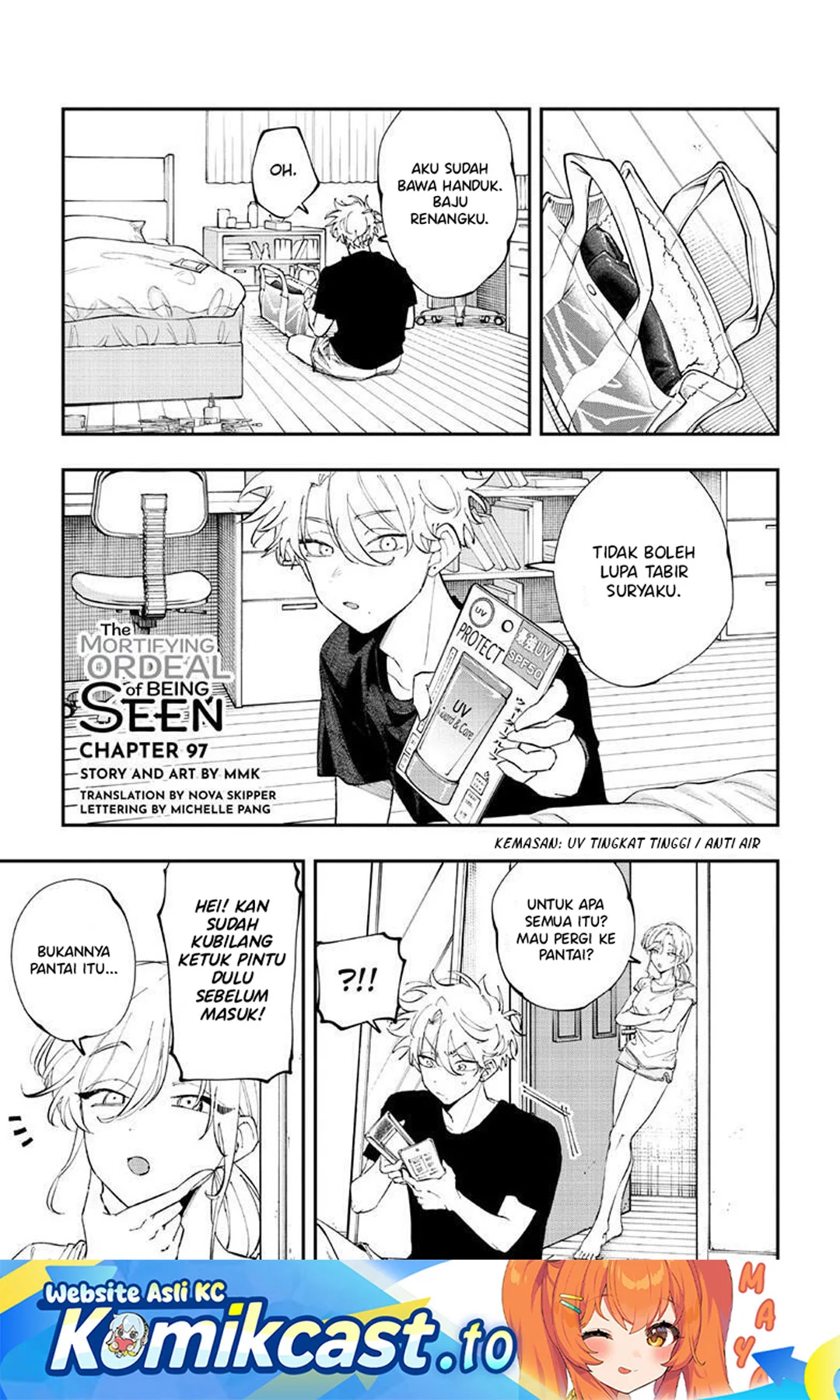 Manga Tonari no Seki no Yatsu ga Souiu Me de Mitekuru Chapter 97 gambar 2