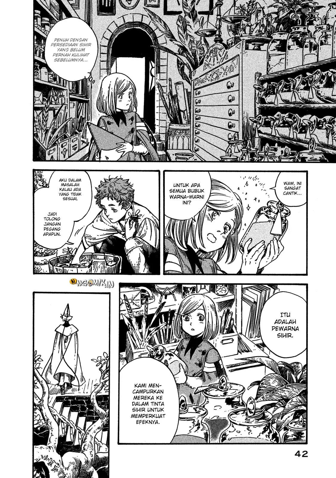 Tongari Boushi no Atelier Chapter 13 Gambar 9