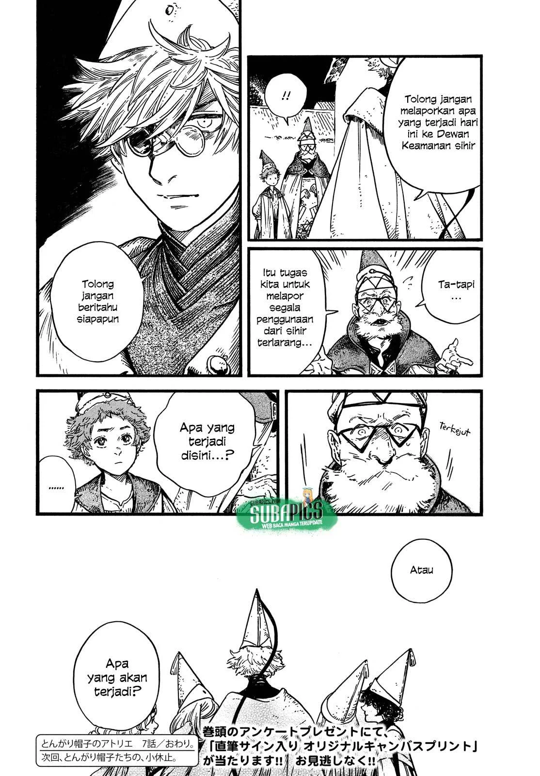 Tongari Boushi no Atelier Chapter 7 Gambar 38