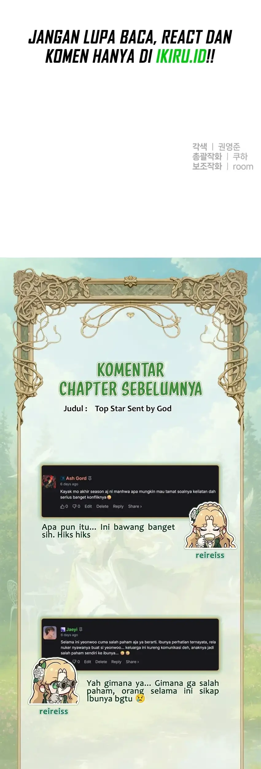 Top Star Sent by God Chapter 67 Gambar 78