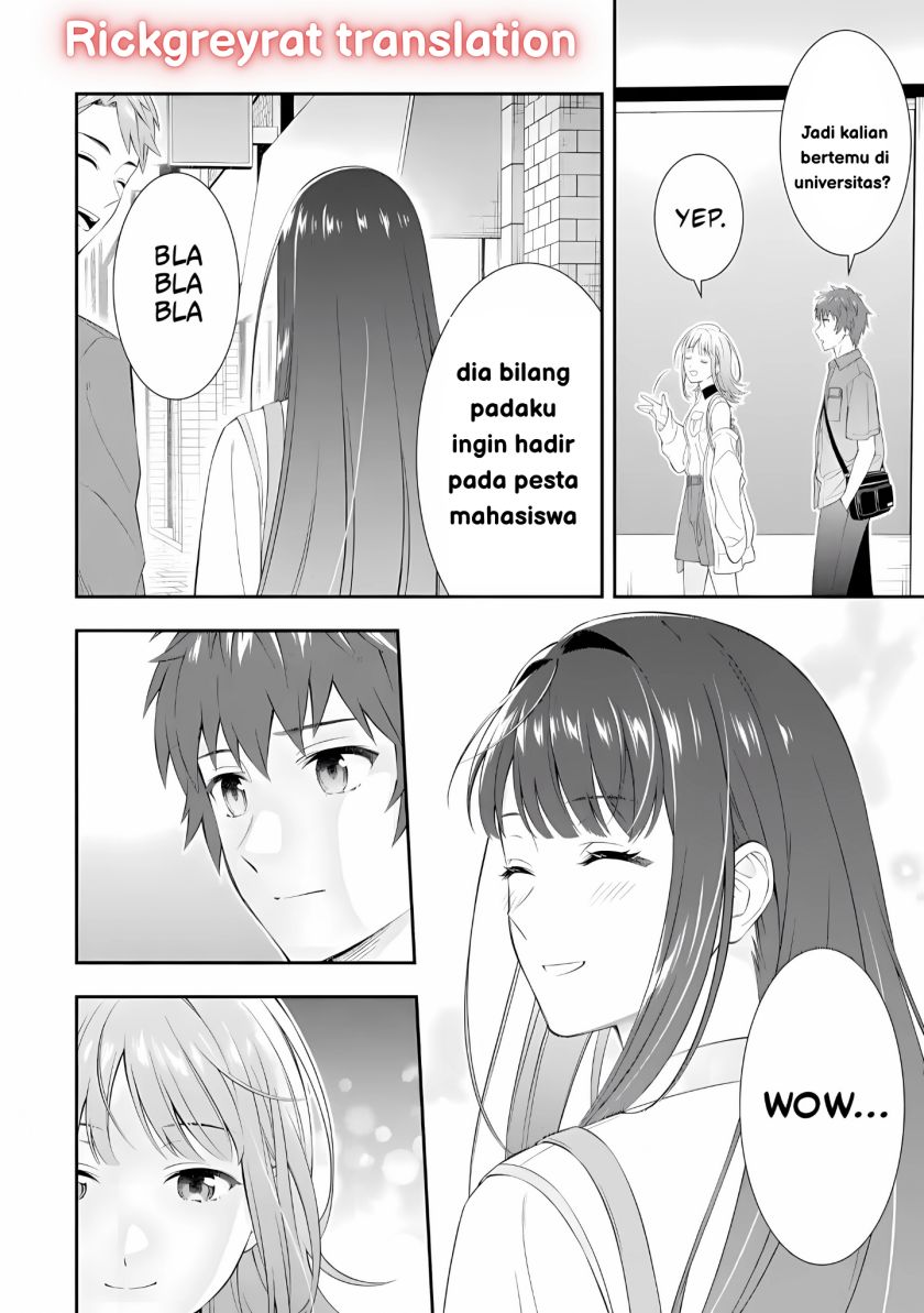 Toumei na Yoru ni Kakeru-kun to, Me ni Mienai Koi wo Shita. Chapter 1 Gambar 15