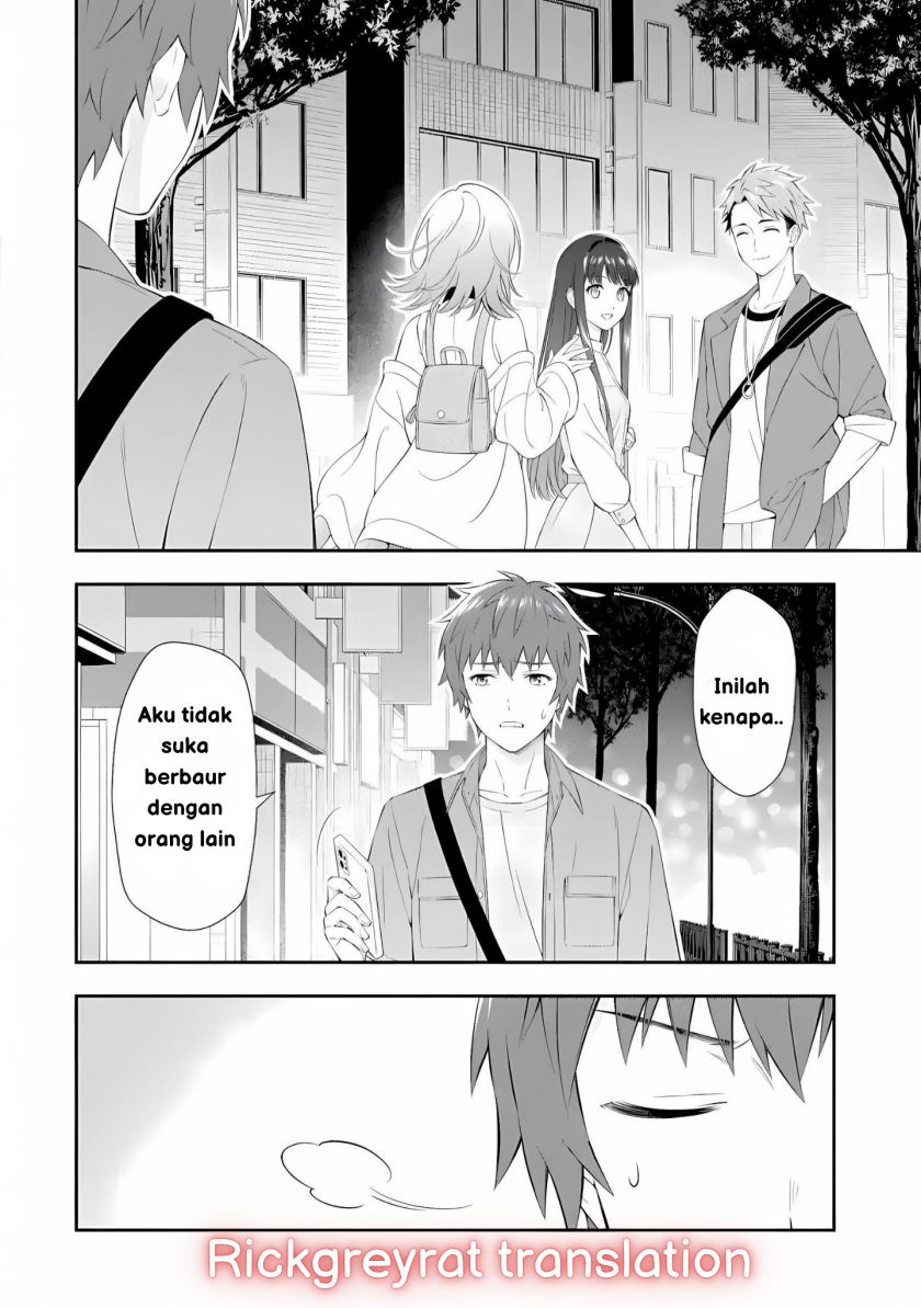 Toumei na Yoru ni Kakeru-kun to, Me ni Mienai Koi wo Shita. Chapter 1 Gambar 21