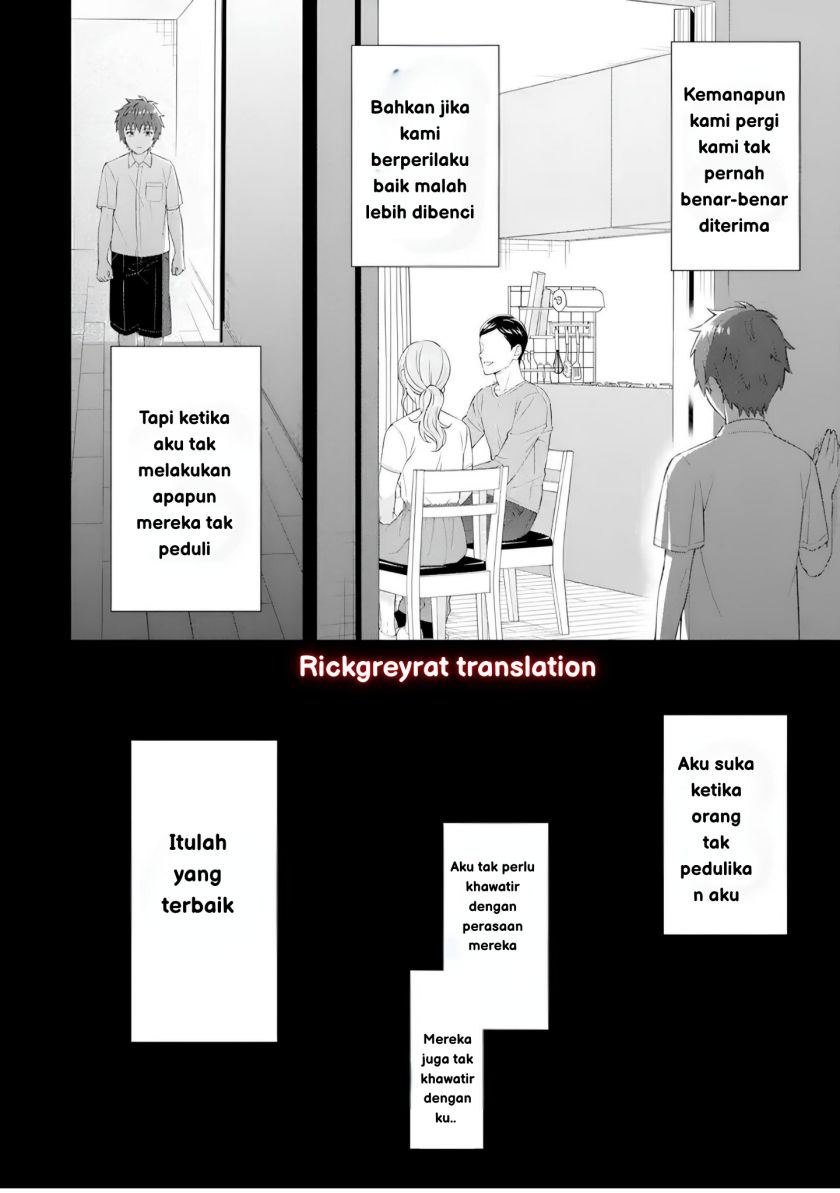 Toumei na Yoru ni Kakeru-kun to, Me ni Mienai Koi wo Shita. Chapter 1 Gambar 23