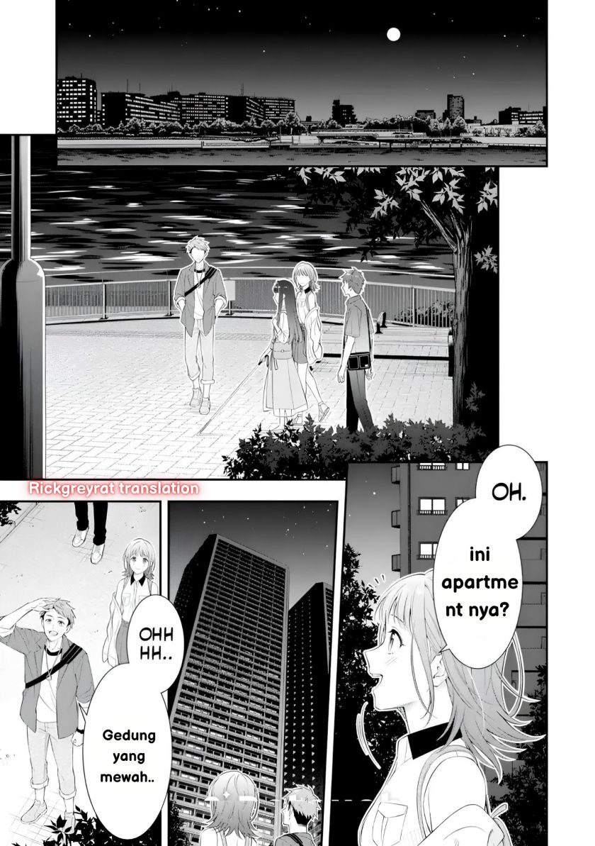 Toumei na Yoru ni Kakeru-kun to, Me ni Mienai Koi wo Shita. Chapter 1 Gambar 24