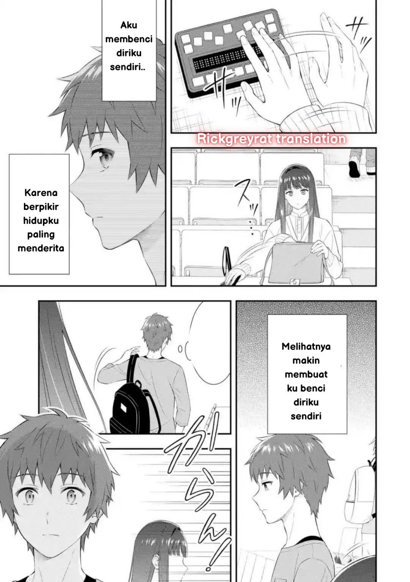 Toumei na Yoru ni Kakeru-kun to, Me ni Mienai Koi wo Shita. Chapter 1 Gambar 46