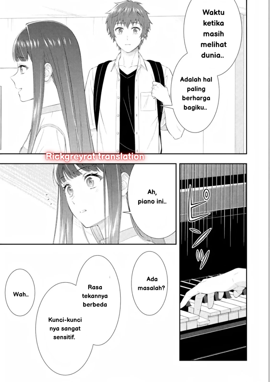 Toumei na Yoru ni Kakeru-kun to, Me ni Mienai Koi wo Shita. Chapter 2 Gambar 27