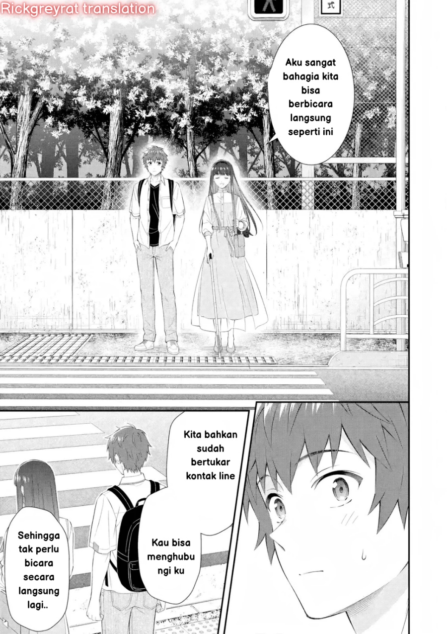 Toumei na Yoru ni Kakeru-kun to, Me ni Mienai Koi wo Shita. Chapter 2 Gambar 40