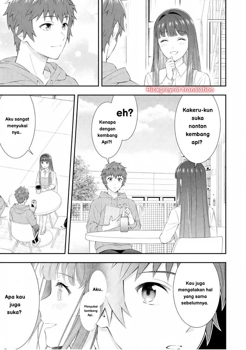 Toumei na Yoru ni Kakeru-kun to, Me ni Mienai Koi wo Shita. Chapter 3 Gambar 11