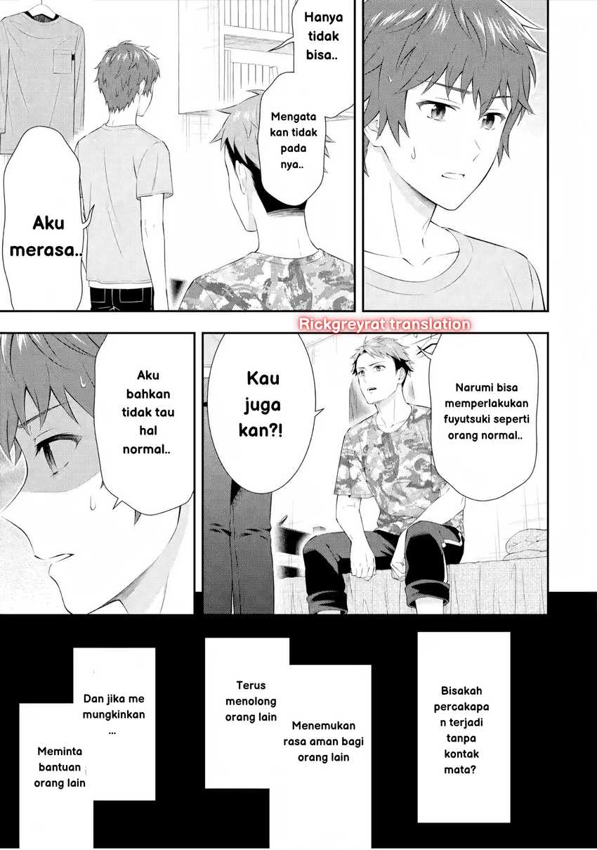 Toumei na Yoru ni Kakeru-kun to, Me ni Mienai Koi wo Shita. Chapter 3 Gambar 45