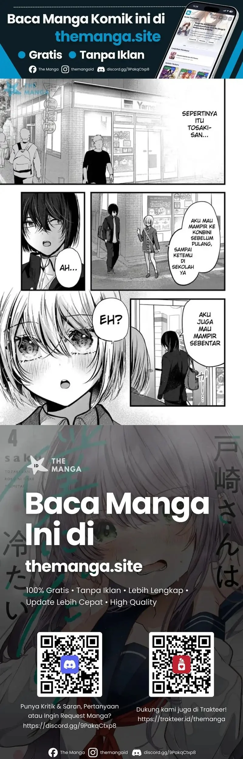 Tozaki-san wa Boku ni Dake Tsumetai Chapter 15 Gambar 10