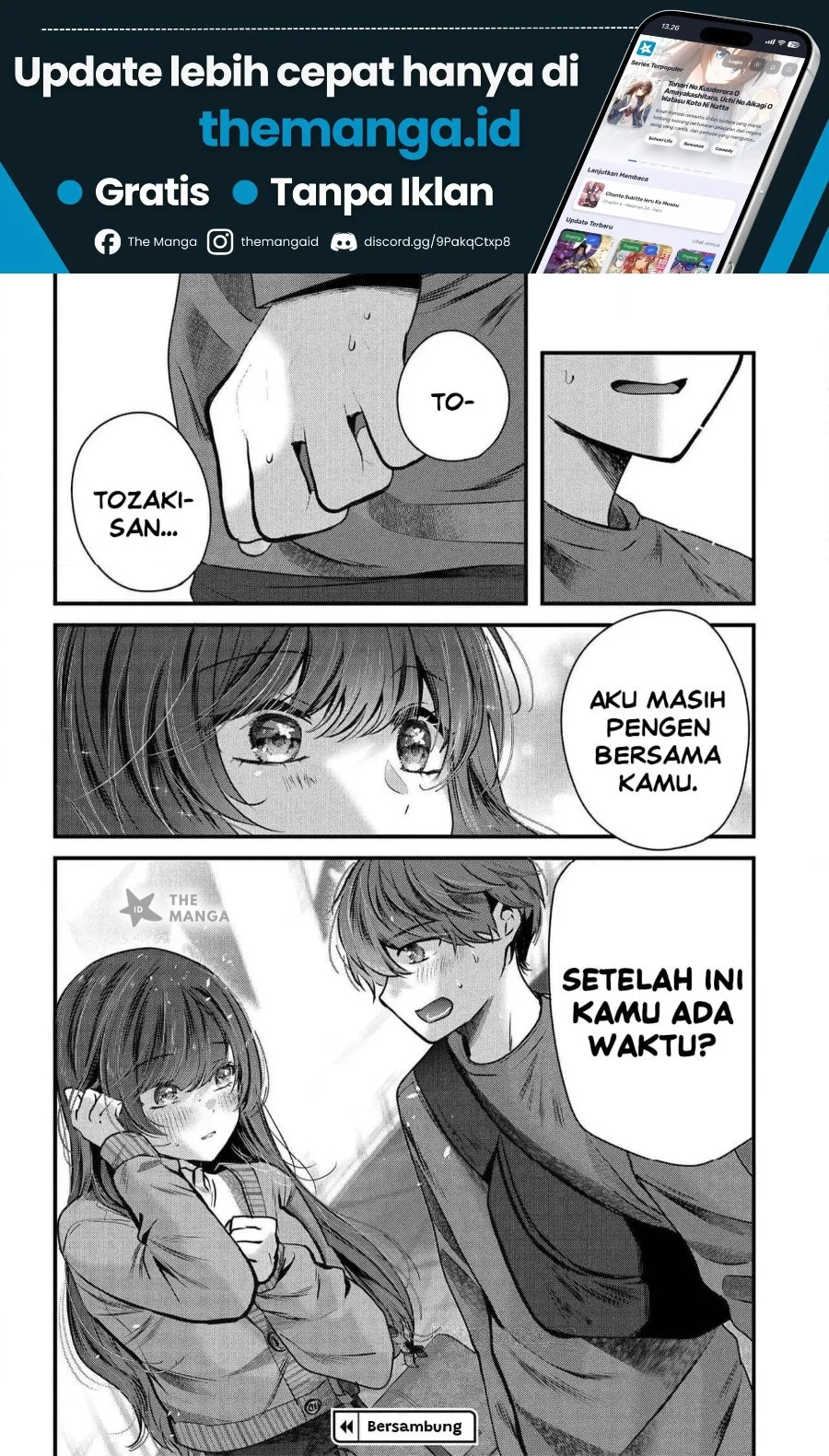 Tozaki-san wa Boku ni Dake Tsumetai Chapter 20 Gambar 22