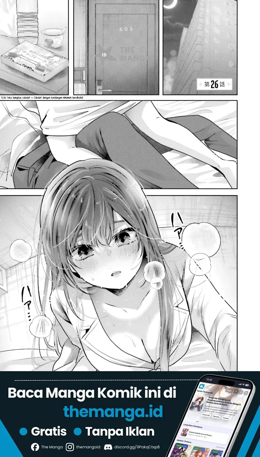Manga Tozaki-san wa Boku ni Dake Tsumetai Chapter 26 gambar 2