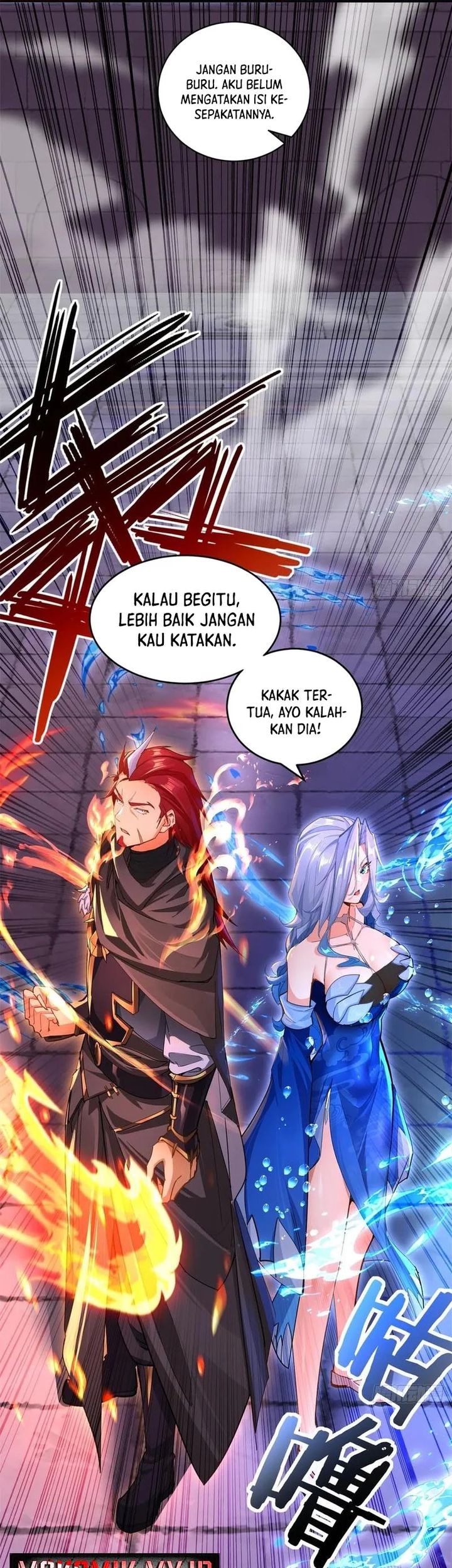 Traveling through time and space to become an unlucky NPC: I have a wife to protect me Chapter 116 Gambar 34