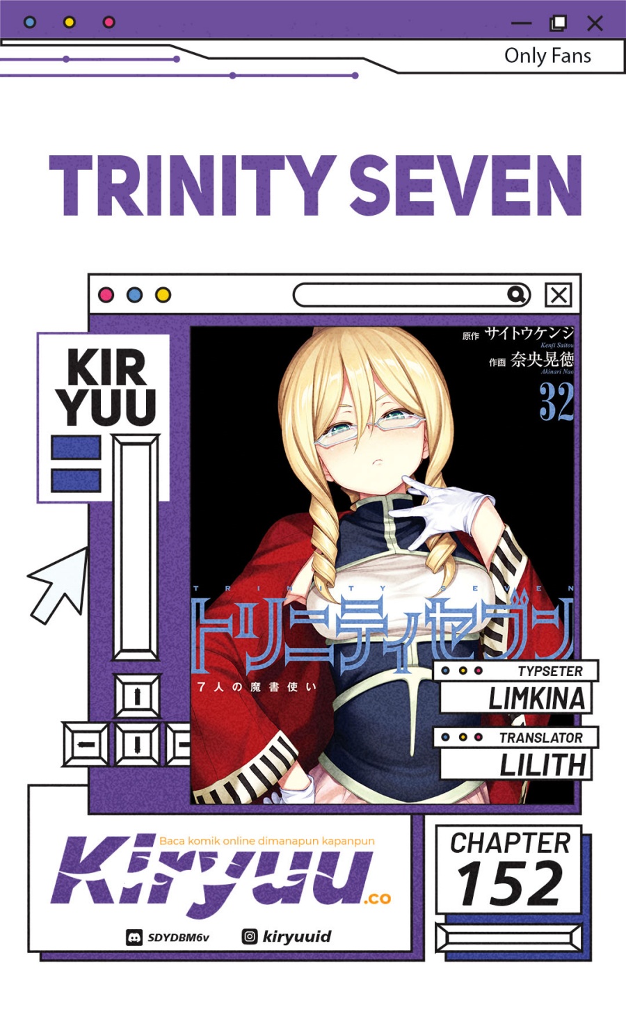 Baca Komik Trinity Seven Chapter 152 Gambar 1