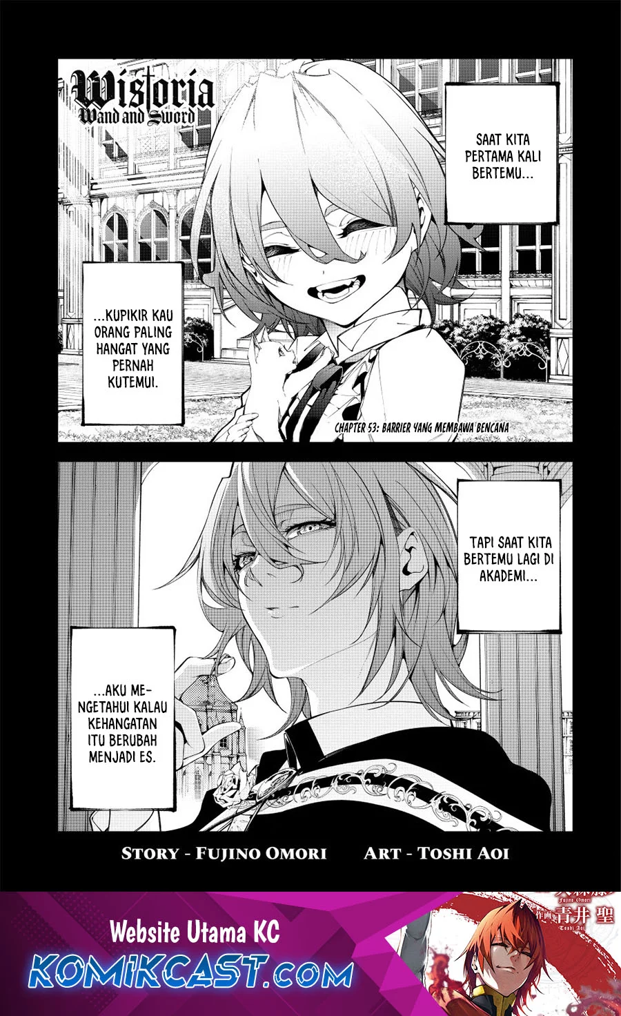 Komik Tsue to Tsurugi no Wistoria Chapter 53 gambar nomor 1