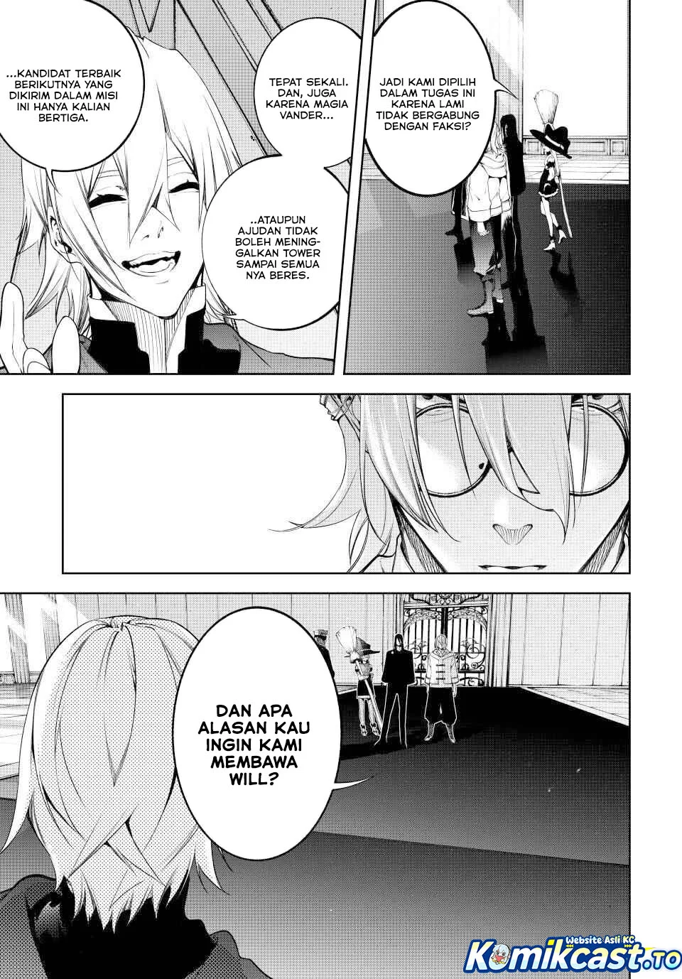 Tsue to Tsurugi no Wistoria Chapter 63 Gambar 11