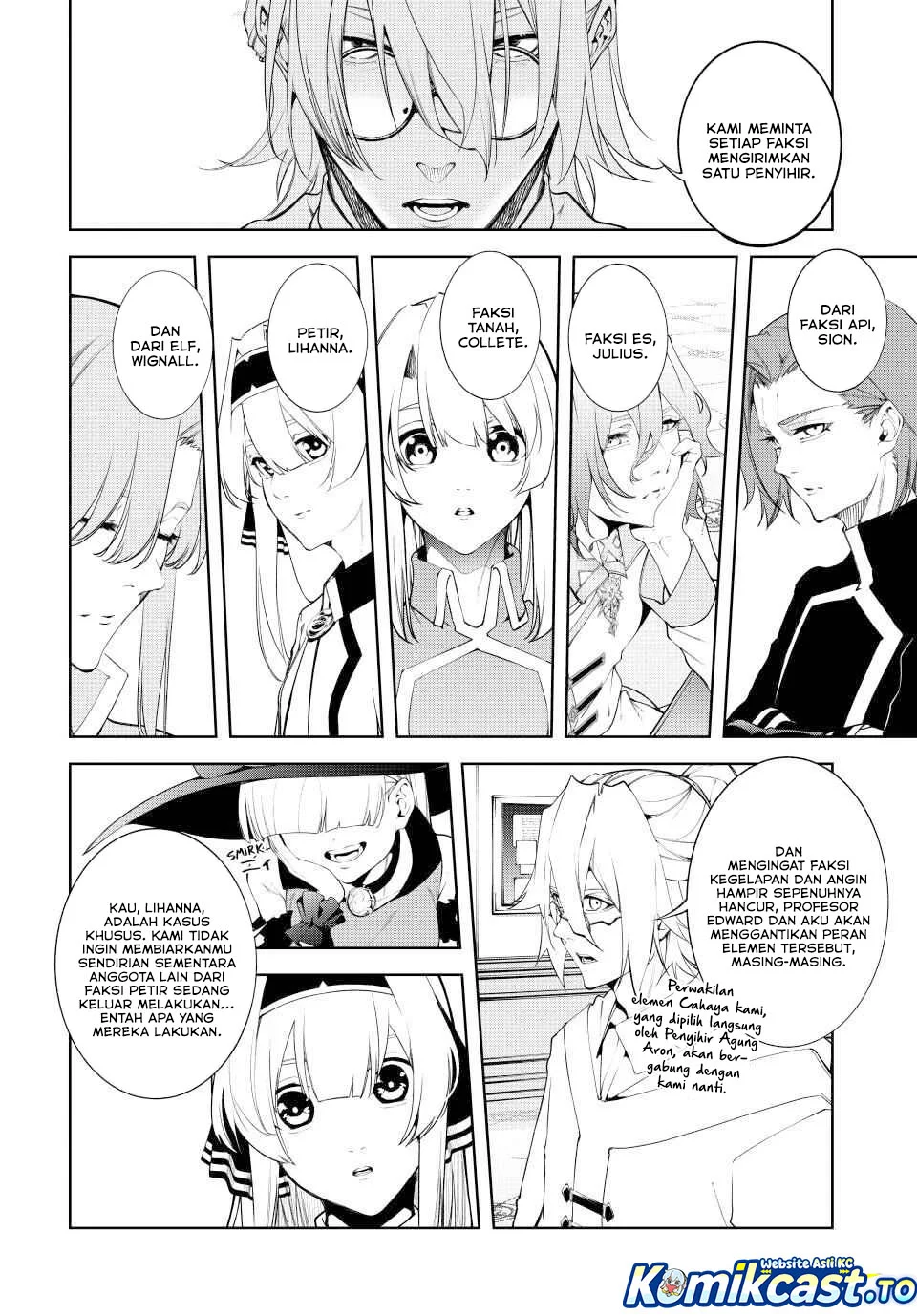 Tsue to Tsurugi no Wistoria Chapter 63 Gambar 14