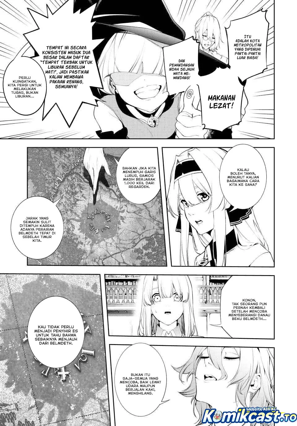 Tsue to Tsurugi no Wistoria Chapter 63 Gambar 20