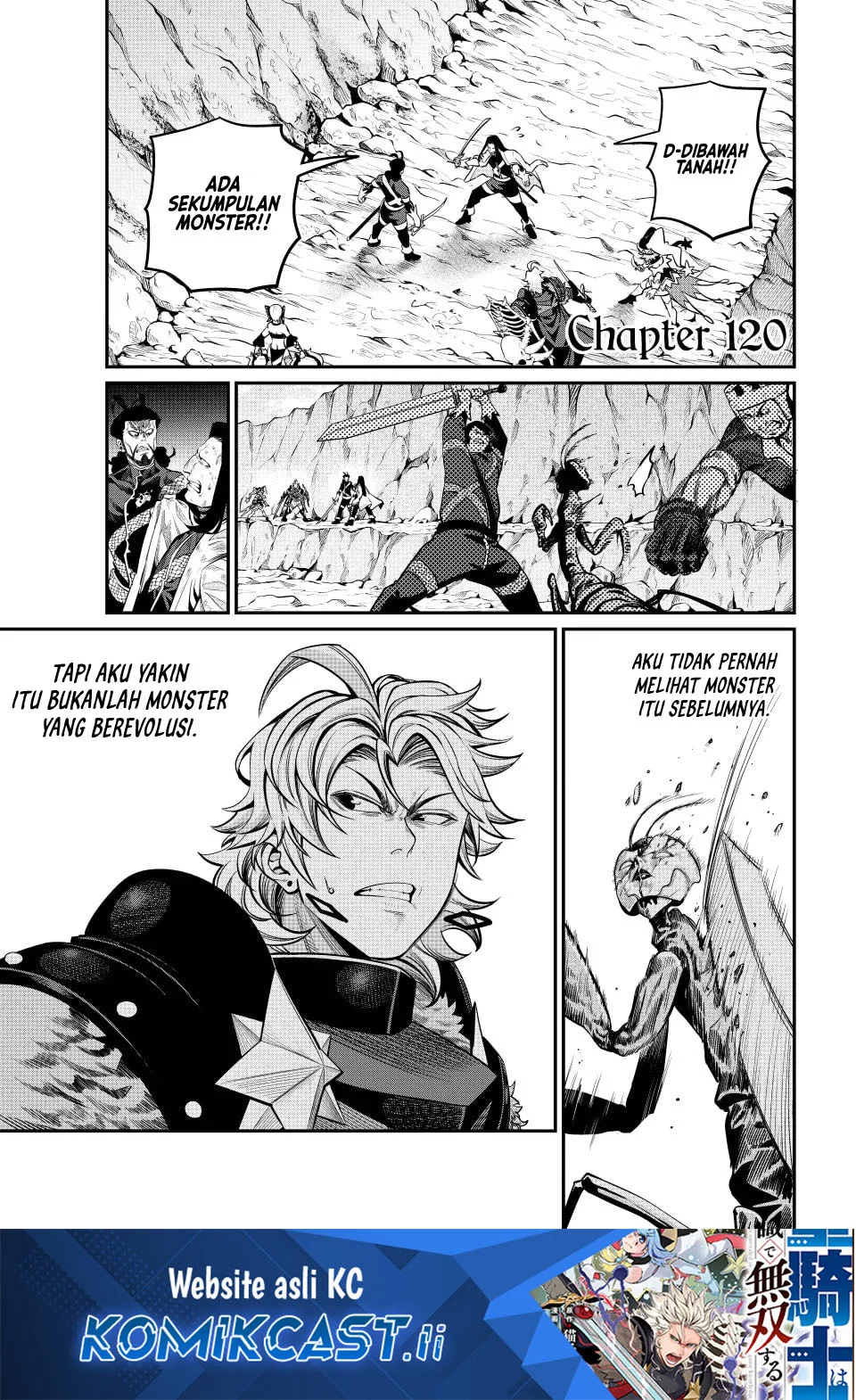 Baca Komik Tsuihou Sareta Tenshou Juu Kishi wa Game Chishiki de Musou Suru Chapter 120 Gambar 1