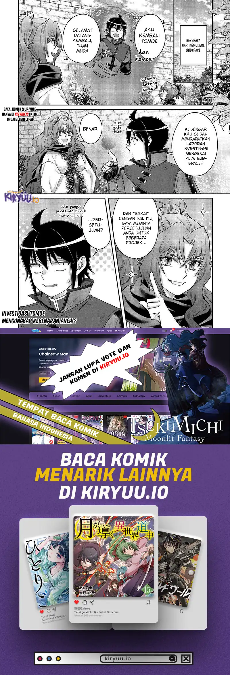 Tsuki ga Michibiku Isekai Douchuu Chapter 114 Gambar 30