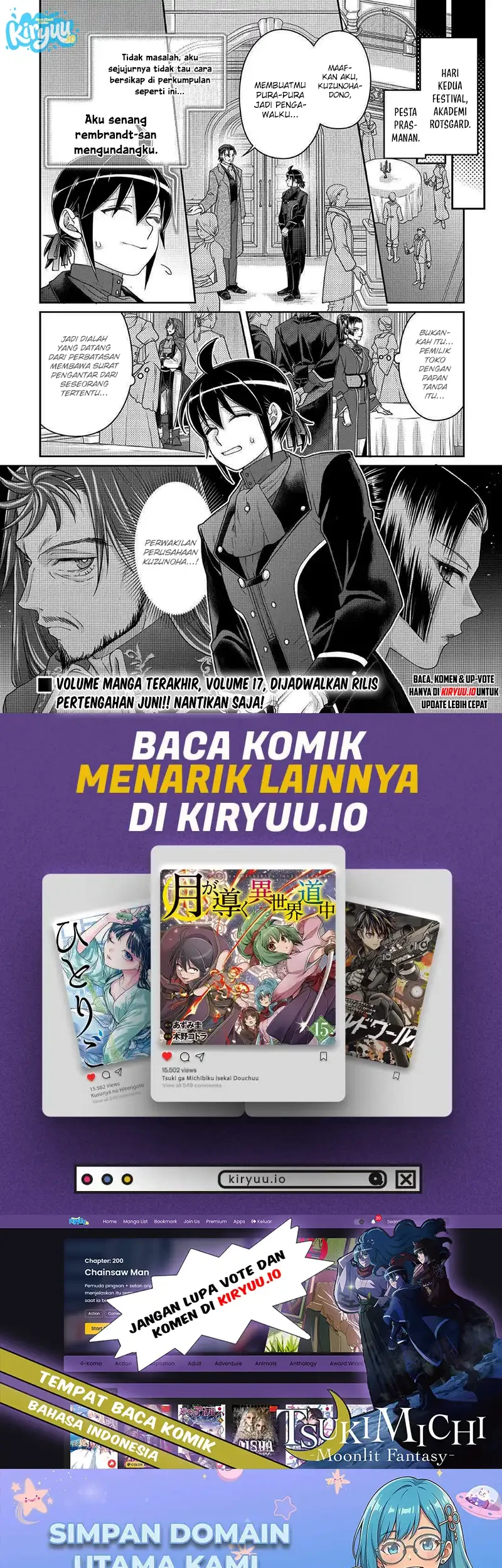 Tsuki ga Michibiku Isekai Douchuu Chapter 116 Gambar 30