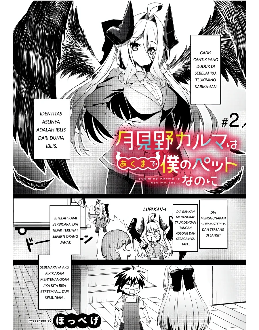 Manga Tsukimino Karma wa Akumade Boku no Pet Nanoni Chapter 2 gambar 2