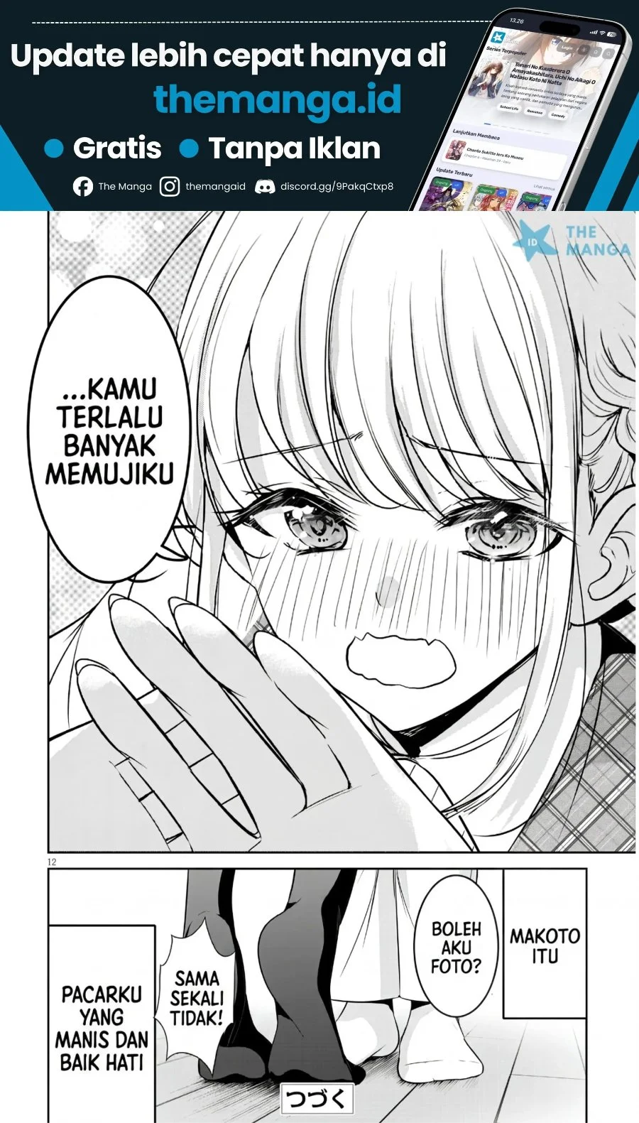 Tsun na Kanojo no Futomomo Chapter 1 Gambar 14